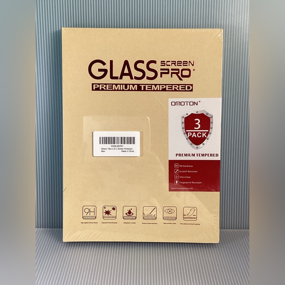 Glass Screen Pro Tempered Glass - Galaxy Tab A 10.1 3 Pack
